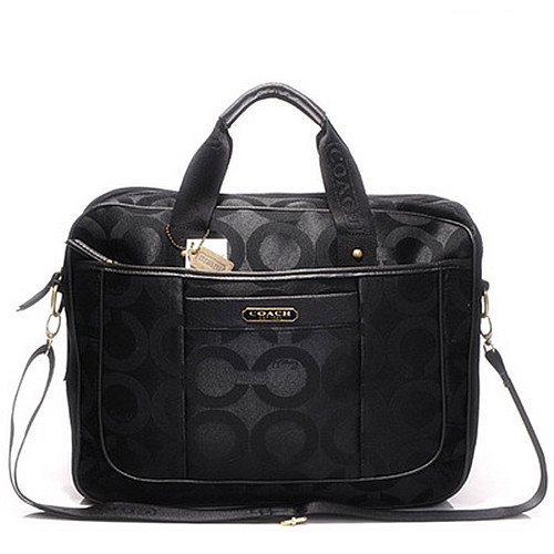 Coach In Monogram Large Black Business bags DHI - Click Image to Close